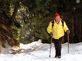 Salita invernale da Nona di Vilminore al Passo della Manina e al Monte Sasna il 17 dicembre 2009 - FOTOGALLERY